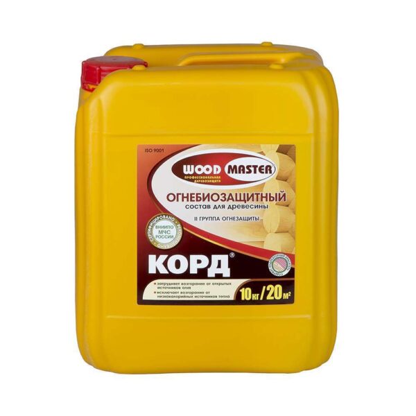 Огнебиозащитный состав "КОРД" 10кг РОГНЕДА
