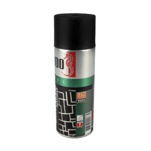 Краска аэрозоль черная матовая RAL 9005 520 мл. KUDO 1102