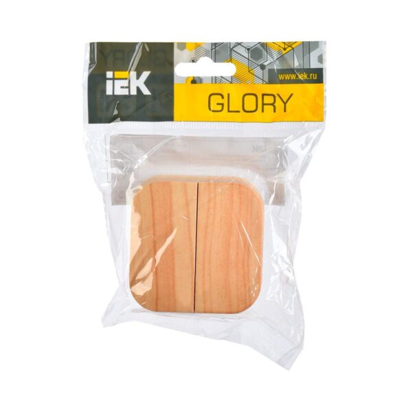 Выкл. открыт. уст. "Glory" 2-х кл., 10А, Сосна 237459 — изображение 2
