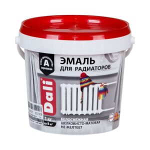 Эмаль акриловая в/д DALI для радиаторов 1,0 Рогнеда