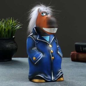 Копилка"КОНЬ В ПАЛЬТО" 22см 1668278