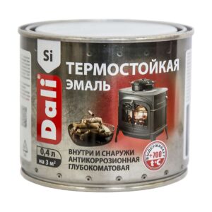 Эмаль термостойкая серебро 0,4л DALI Рогнеда