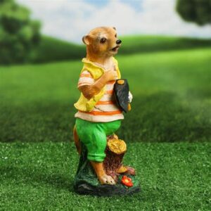 Фигура садовая "Суслик с топором" 26х10х10см, 7560289