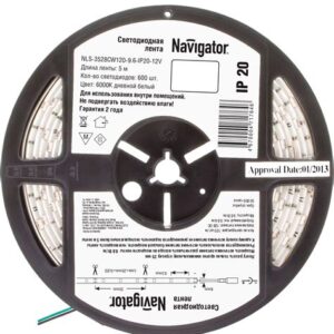 Лента Navigator СД 9,6w/6К ip20 1м 71764