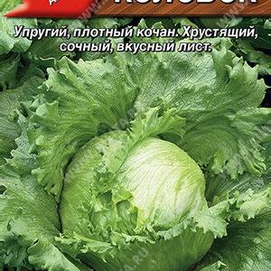 Салат "Колобок кочанный" тип Айсберг 0,5г 3975875