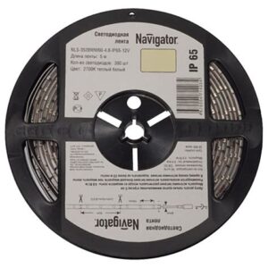 Лента Navigator СД 9.6w/27К ip20 5м 71410