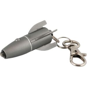 Фонарь брелок Camelion LED15-1R метал. ракета 11438