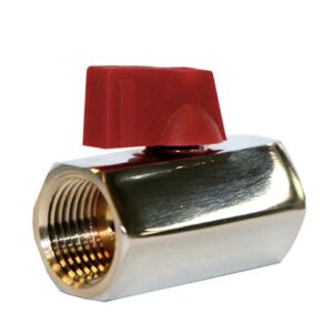 Кран шаровый . 1/2" мини г/г BG800