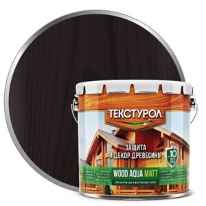 Текстурол WOOD AQUA MATT ПАЛИСАНДР 2,5л  (водная осн) ЛАКРА
