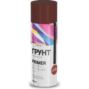 Грунт аэрозоль ЛАКРА Primer Красно-коричневый 142, 11906