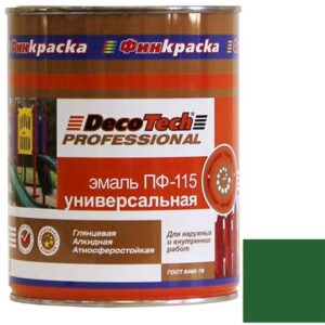 Краска резиновая эластичная  зеленый RAL 6002 0,9л ЭКСПЕРТ 29831 dekart