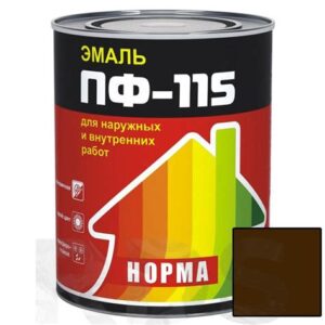 Эмаль ПФ-115 желто-коричневая 1,9 кг "ПРЕСТИЖ"