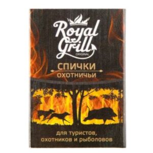 Спички "Охотничьи" 45мм/20шт,ROYALGRILL 80136
