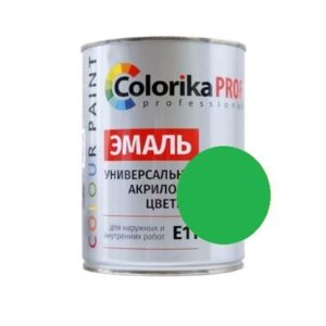 Эмаль "Colorika Prof"акриловая универсальная зеленая 0,9л Е-11 10487
