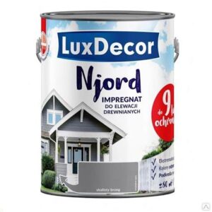 Краска антисептик для дерева LUXDECOR NJORD 2,5л. (Утренний иней) 26164