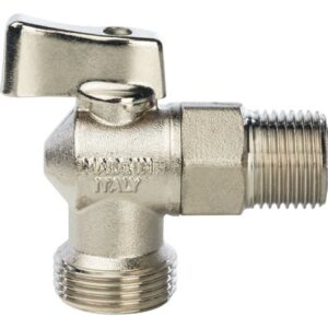 Кран шаровый угловой 1/2"х3/4"