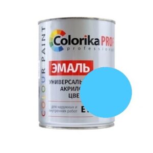 Эмаль "Colorika Prof"акриловая универсальная голубая 0,9л Е-11 10488