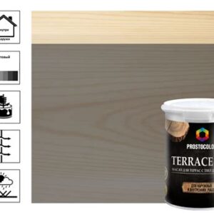 Масло для террас PROSTOCOLOR  ГРАФИТ  0,75л 101125