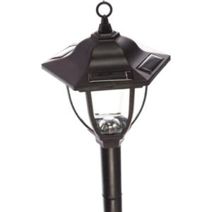 Фонарь садовый на солнечной батарее 27см,5W, 1,2V 1LED (в ассорт.) 7322829