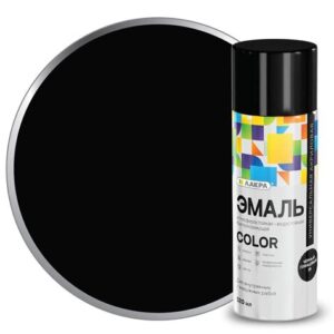 Эмаль аэрозоль ЛАКРА Color Чёрная глянцевая 39, 8300167