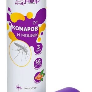 Репеллент от комаров,мошек,аэрозоль Help 200мл 375989