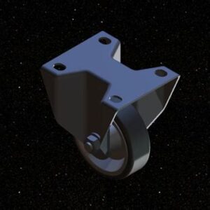 Неповоротная колесная опора С-3307-SLS-075