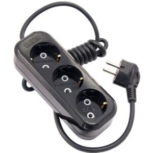Удлинитель сетевой LUX У3-Е USB-03 3-местный c/заз. 250В 16А,USB гнездо 5В 1,3А 3м
