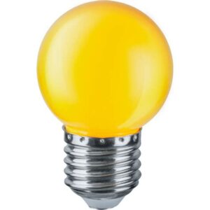 Лампа Navigator LED G45 1w/YELLOW E27 71830