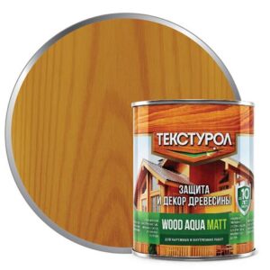 Текстурол WOOD AQUA MATT ДУБ 0,8л  (водная осн) ЛАКРА 011 13915
