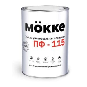Эмаль алкидная ПФ-115 белый 1,9кг МОККЕ 7884