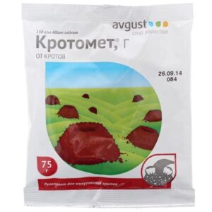 Родентицид Кротомет от кротов 75г Avgust 210776