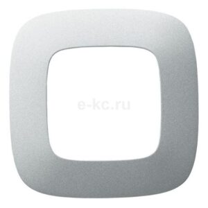 Рамка 1-м Valena Allure универс. алюм.  Leg 754391