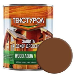 Текстурол WOOD AQUA MATT ПАЛИСАНДР 0,8л  (водная осн) ЛАКРА  13924