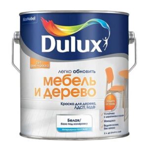 Краска DULUX Мебель и дерево, база BС (2л)