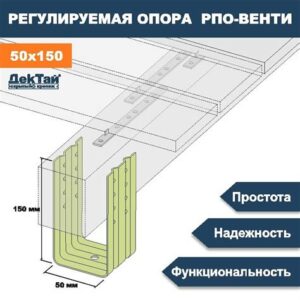 Закладная опора оцинкованная 150