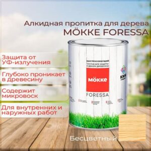 Пропитка алкидная FORESSA  Дуб европейский 0,8л МОККЕ
