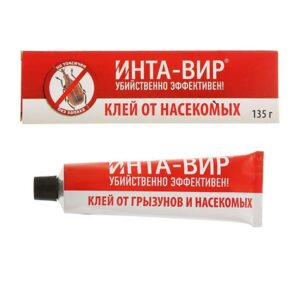 Клей от грызунов и насекомых Инта-Вир туба 135 гр  207060