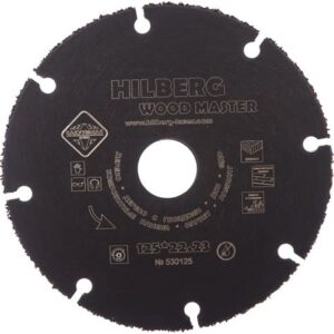 Диск карбит вольфрамовый отрезной 125мм,HILBERG Super WOOD 530125