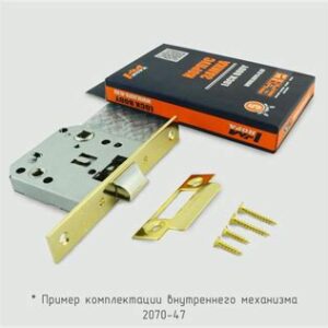 Внутр.механизм прям. планка 2070-47мм GB (полир.латунь)