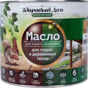 Масло для террас ЛАКРА ДУБ 1,8л "Здоровый дом" 816