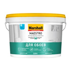 Краска MARSHALL  MAESTRO 2,5л Интерьерная Фантазия мат. 4097