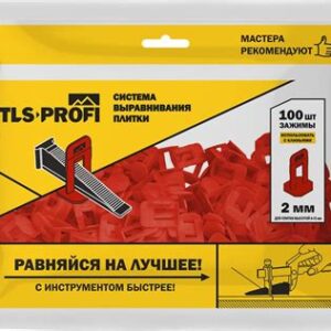 Система выравнивания плитки (зажим 2,0мм  100ш) 7613