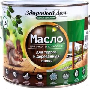 Масло для террас ЛАКРА ОРЕХ 1,8л "Здоровый дом" 820