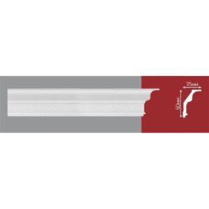 Плинтус 2м Декор ЕК Люкс L 123/70/60