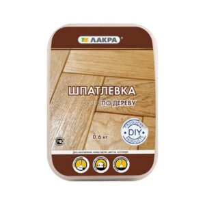 Шпатлевка по дереву "ЛАКРА" сосна 0,6 кг 8068