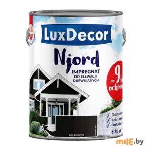Краска антисептик для дерева LUXDECOR NJORD 5л. (Айсберг) 26165