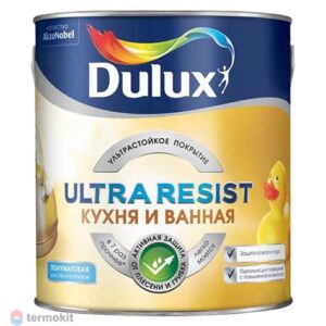 Краска DULUX ULTRA RESIST Кухня и ванная, полумат 2,5л. БАЗА BW  17573 54914