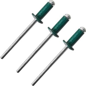 Заклепки 4,0х10мм темно-зеленый RAL6005 50шт  40684