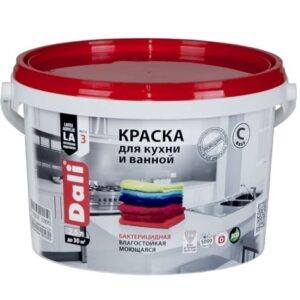 Краска латек DALI для кухни и ванной влаг биозащитная 2,5 л. РОГНЕДА