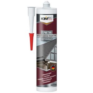 Герметик каучуковый KIMTEC кровля,фасад,водосток серый 310мл   20587